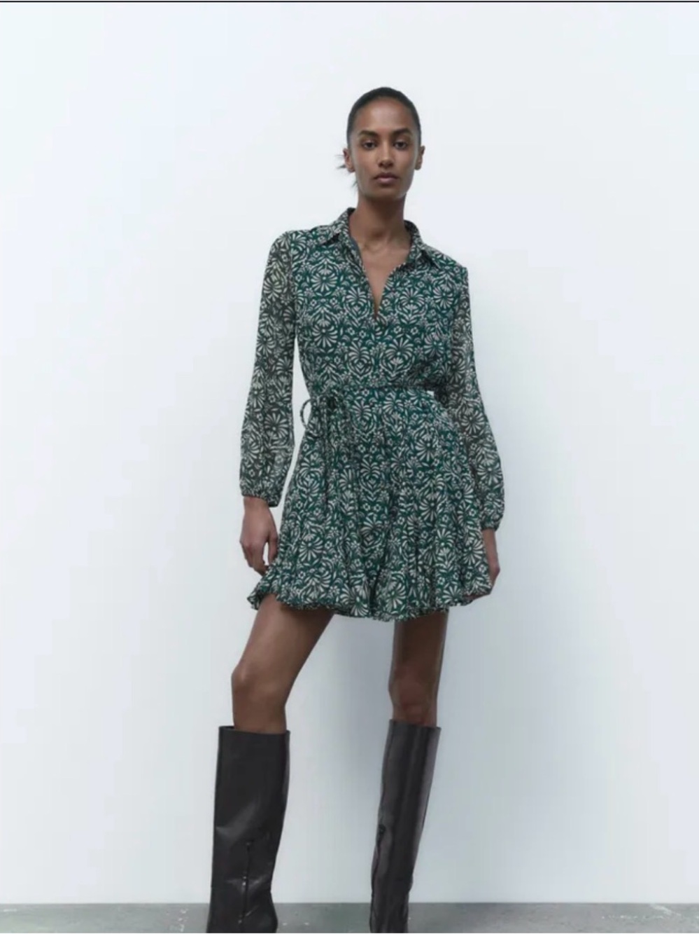 Zara Green Dress
